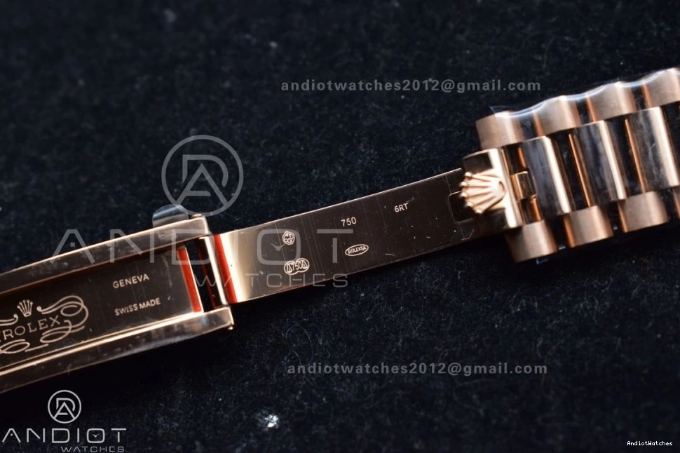 Diamond 671 36 Dial President vr3255 Steel with QF Original Edition V5 Grey Bracelet 904L RG Best Weight) on (Gain Square DayDate 0306